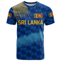 Custom Sri Lanka Cricket T Shirt The Lions Special Blue LT8 - Wonder Print Shop