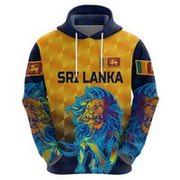Custom Sri Lanka CrickeHoodie The Lions Pride Version Yellow LT8 - Wonder Print Shop