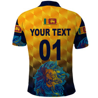 Custom Sri Lanka Cricket Polo Shirt The Lions Pride Version Yellow LT8 - Wonder Print Shop