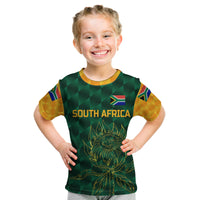 (Custom Personalised) South Africa Proteas Cricket Kid T Shirt Simple - Green LT8 - Wonder Print Shop