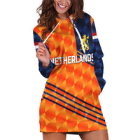 (Custom Personalised) Netherlands Cricket Dutch Lion Hoodie Dress Special Orange LT8 - Wonder Print Shop