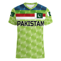 (Custom Personalised) Pakistan Cricket Women V Neck T Shirt Pak Shaheens Pride 1992 Champions LT8 - Wonder Print Shop