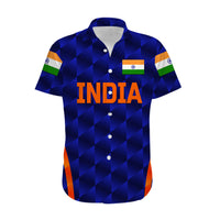 (Custom Personalised) India Cricket Hawaiian Shirt Men In Blue Unique - Blue LT8 - Wonder Print Shop