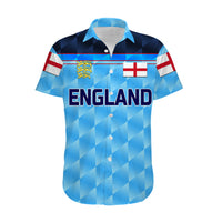 (Custom Personalised) England Cricket Hawaiian Shirt Unique - Blue LT8 - Wonder Print Shop