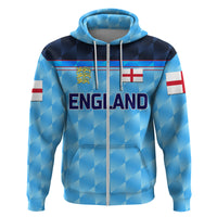 Custom England CrickeHoodie Unique Blue LT8 - Wonder Print Shop