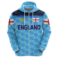 Custom England CrickeHoodie Unique Blue LT8 - Wonder Print Shop