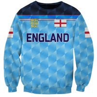 (Custom Personalised) England Cricket Sweatshirt Unique - Blue LT8 - Wonder Print Shop