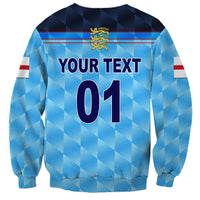 (Custom Personalised) England Cricket Sweatshirt Unique - Blue LT8 - Wonder Print Shop