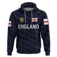 Custom England CrickeHoodie Unique Navy LT8 - Wonder Print Shop