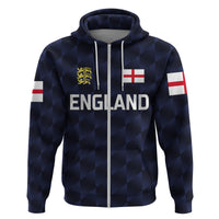 Custom England CrickeHoodie Unique Navy LT8 - Wonder Print Shop