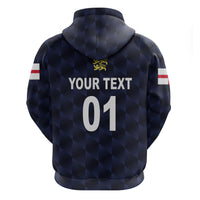 Custom England CrickeHoodie Unique Navy LT8 - Wonder Print Shop