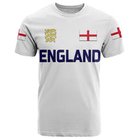 Custom England Cricket T Shirt Unique White LT8 - Wonder Print Shop