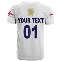 Custom England Cricket T Shirt Unique White LT8 - Wonder Print Shop