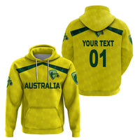 Custom Australia CrickeHoodie Aussie Unique Yellow LT8 - Wonder Print Shop