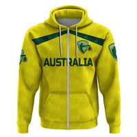 Custom Australia CrickeHoodie Aussie Unique Yellow LT8 - Wonder Print Shop