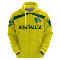 Custom Australia CrickeHoodie Aussie Unique Yellow LT8 - Wonder Print Shop