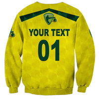 (Custom Personalised) Australia Cricket Sweatshirt Aussie Unique - Yellow LT8 - Wonder Print Shop