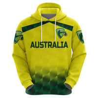 Custom Australia CrickeHoodie Aussie Unique Gradient Yellow Vibes LT8 - Wonder Print Shop