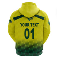 Custom Australia CrickeHoodie Aussie Unique Gradient Yellow Vibes LT8 - Wonder Print Shop