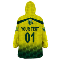 (Custom Personalised) Australia Cricket Wearable Blanket Hoodie Aussie Unique - Gradient Yellow Vibes LT8 - Wonder Print Shop