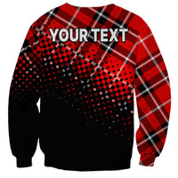 (Custom Personalised) Scottish Gaelic Sweatshirt Crest Scotland Lion Tartan - Wonder Print Shop