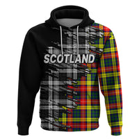Custom Scottish Tartan Hoodie Scotland Modern Crest Tartan - Wonder Print Shop