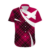 Scottish Alba Flag Hawaiian Shirt Scottish Colourful Tartan Pink Version - Wonder Print Shop