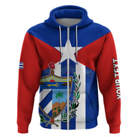 Custom Cuba Hoodie Simple Coat Of Arms - Wonder Print Shop