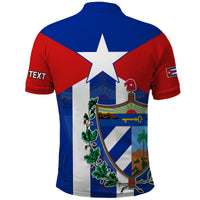 Custom Cuba Simple Polo Shirt Coat Of Arms - Wonder Print Shop