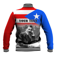 (Custom Personalised) Puerto Rico Baseball Jacket Happy Jose de Diego Day - Wonder Print Shop