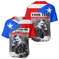 (Custom Personalised) Puerto Rico Baseball Jersey Happy Jose de Diego Day - Wonder Print Shop