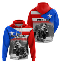 Custom Puerto Rico Hoodie Happy Jose de Diego Day - Wonder Print Shop