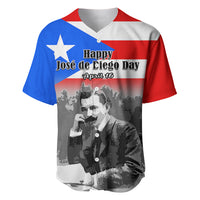 Puerto Rico Baseball Jersey Happy Jose de Diego Day - Wonder Print Shop