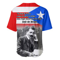 Puerto Rico Baseball Jersey Happy Jose de Diego Day - Wonder Print Shop