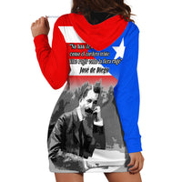 Puerto Rico Hoodie Dress Happy Jose de Diego Day - Wonder Print Shop