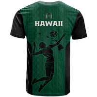 Hawaii VolleybT Shirt Hawaiian Kakau Green Style - Wonder Print Shop