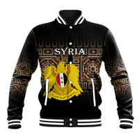 Syria Baseball Jacket Coat Of Arms Mix Syrian Mosaic - Wonder Print Shop