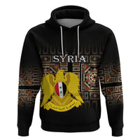 Syria Hoodie Coat Of Arms Mix Syrian Mosaic - Wonder Print Shop