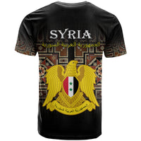 Syria T Shirt Coat Of Arms Mix Syrian Mosaic - Wonder Print Shop