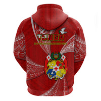 Tonga Hoodie Happy 53rd Independence Anniversary Tongan Pattern - Wonder Print Shop