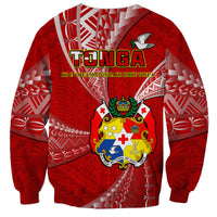Tonga Sweatshirt Happy 53rd Independence Anniversary Tongan Pattern - Wonder Print Shop