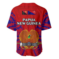 Papua New Guinea Baseball Jersey Central Province Mix Coat Of Arms Polynesian Art - Wonder Print Shop
