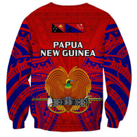 Papua New Guinea Sweatshirt Central Province Mix Coat Of Arms Polynesian Art - Wonder Print Shop