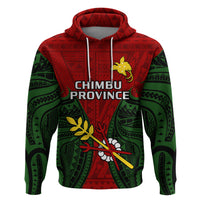 Papua New Guinea Hoodie Chimbu Province Mix Coat Of Arms Polynesian Art - Wonder Print Shop