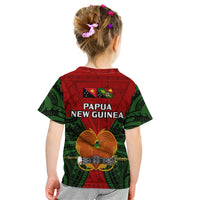 Papua New Guinea Kid T Shirt Chimbu Province Mix Coat Of Arms Polynesian Art - Wonder Print Shop