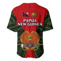 Papua New Guinea Baseball Jersey Eastern Highlands Province Mix Coat Of Arms Polynesian Art - Wonder Print Shop