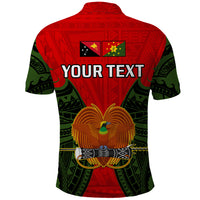 Custom Papua New Guinea Polo Shirt Eastern Highlands Province Mix Coat Of Arms Polynesian Art - Wonder Print Shop
