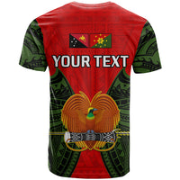Custom Papua New Guinea T Shirt Eastern Highlands Province Mix Coat Of Arms Polynesian Art - Wonder Print Shop