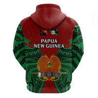 Papua New Guinea Hoodie East New Britain Province Mix Coat Of Arms Polynesian Art - Wonder Print Shop