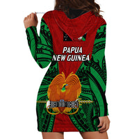 Papua New Guinea Hoodie Dress East New Britain Province Mix Coat Of Arms Polynesian Art - Wonder Print Shop